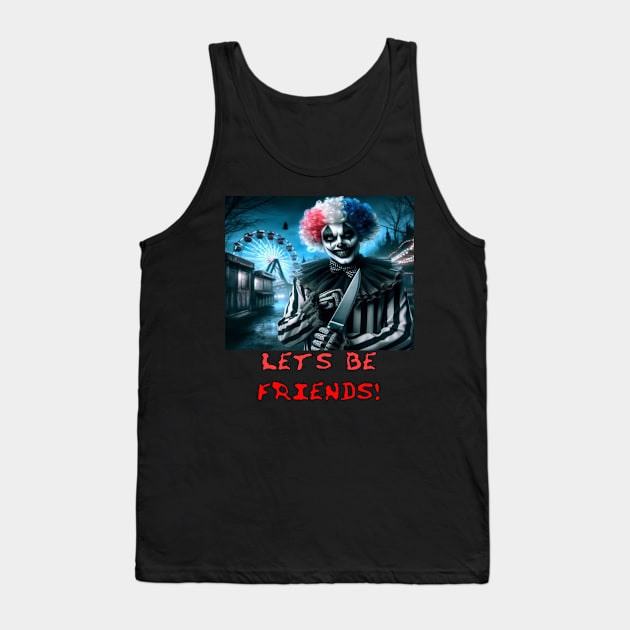Scary clown Tank Top by Out of the world